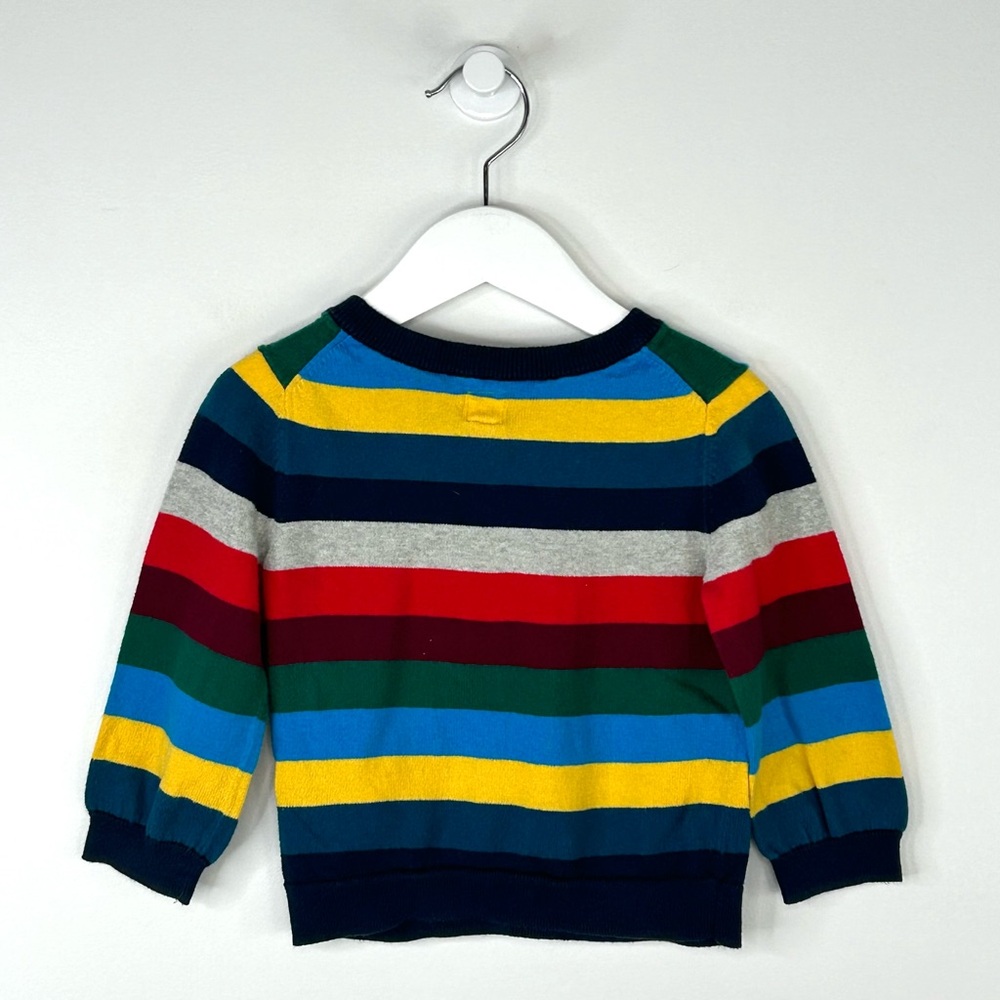 Baby Gap Rainbow Striped Sweater 18-24 Months - Picture 2 of 5